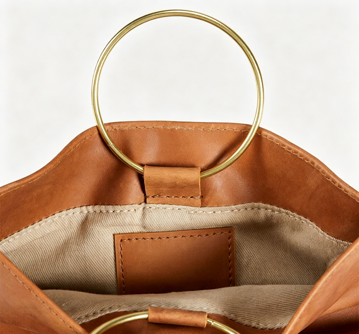 Dual-use Foldable Metal Ring Handheld Envelope Pouch