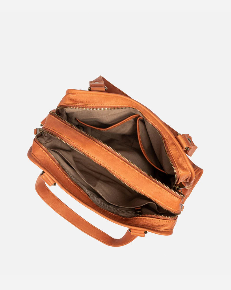 Multi-compartment Dual Carry Rectangular Daily Shoulder Bag