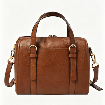 Convertible Dual Carry Structured Doctor Satchel Handbag