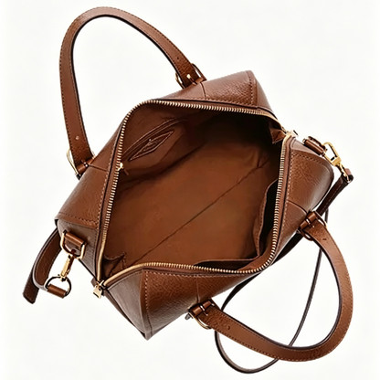 Convertible Dual Carry Structured Doctor Satchel Handbag
