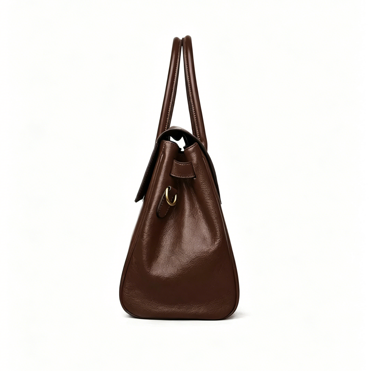 Flap Dual Carry Horizontal Structured Doctor Handbag