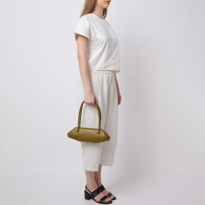 Geometric Curved Mini Underarm Shoulder Bag