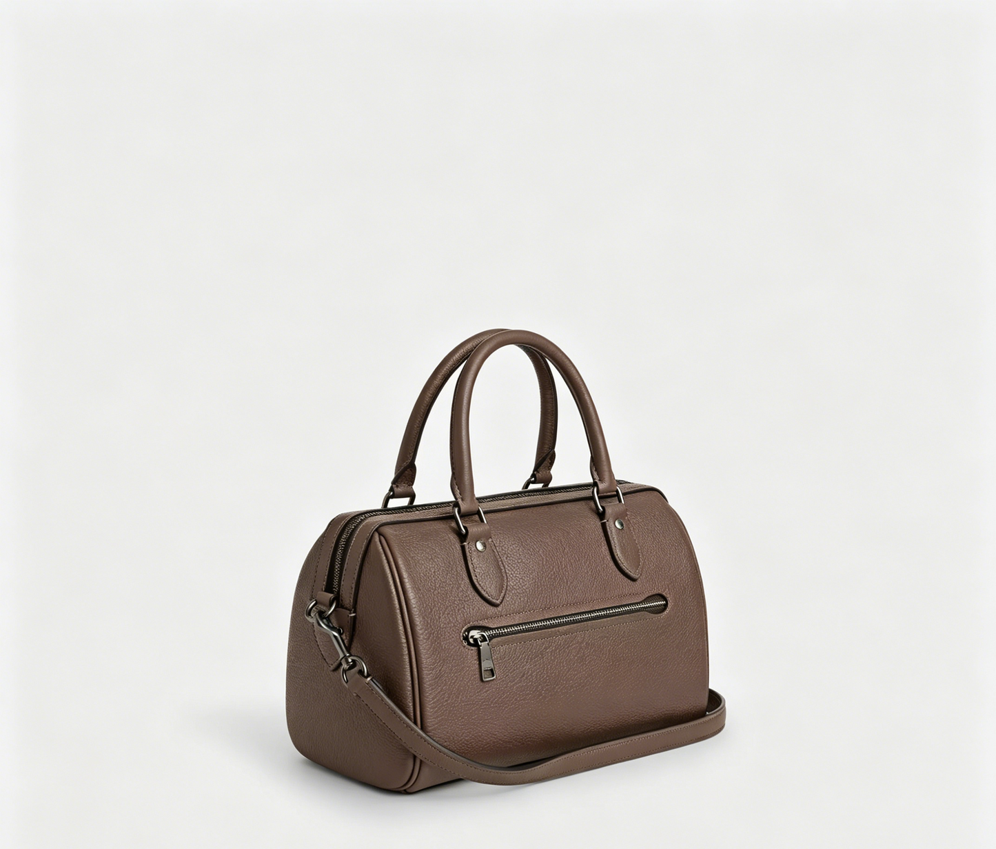 Multi Carry Barrel Satchel Crossbody Handbag