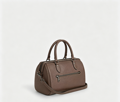 Multi Carry Barrel Satchel Crossbody Handbag