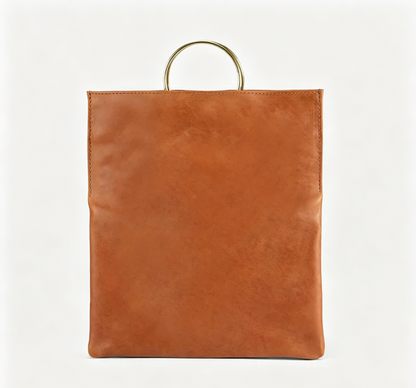 Dual-use Foldable Metal Ring Handheld Envelope Pouch